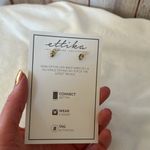 Ettika NWT daydreamer tassel 18k gold plated earrings Photo 4