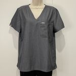 FIGS  Catarina One-Pocket Scrub Top Graphite Gray Medium Nurse Healthcare Classic Photo 5
