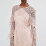 Revolve/ KEEPSAKE Wide Awake Long Sleeve Mini Dress In Blush Size XS Photo 0