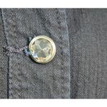 Chico's CHICO’S 3 Platinum Embellished BLING Black Denim Jacket XL w/ Rhinestones NWOT Photo 4