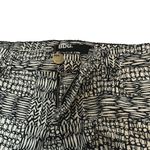 BDG Urban Outfitters Denim Shorts Cream Black Geo Cream Cuffed Women's Size 26 Photo 7