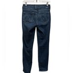 MOTHER THE LOOKER CROP ON THE EDGE WASH BLUE JEANS 25 Photo 4