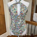 Venus Floral Paisley halter tie neck one piece swim suit multicolor Photo 1