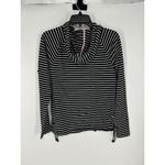 Ralph Lauren Lauren  Hoodie Sweatshirt Pull Over Striped Big Logo Embroidered Med Photo 1