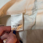 DL1961 White Denim Mini Skirt Women's Size 8/29 White Frayed Hem Photo 5