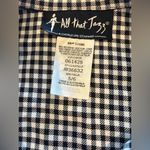 All that jazz VINTAGE ALL ABOUT JAZZ Women’s Gingham Zip Up‎ Collared Jacket Cropped Size 5/6 Photo 7