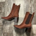 Journee Collection  Chestnut Heeled Boots Size 7 Photo 0