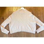 American Eagle  pink cropped mock neck knit sweater Photo 8