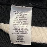 1901  womens small black white striped dress sleeveless knee length Beetlejuice Photo 7