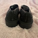 Fashion to figure NEW  Gem Women's Wide Crystal Chunky Black 90s Y2K Loafers 8W Photo 5