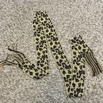 Heavy Fully Beaded Cheetah Printed Belt with Beaded Tassels Black Photo 4