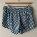 ALBION FIT Albion M Blue and White Checkered Active Shorts Photo 4