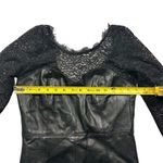 Free People  Colleen Women's Faux Leather & Lace Mini Dress XS Party Evening Photo 5