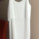 BCBGeneration  Overlay Mini Dress in Optic White Photo 0