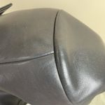 Petite Sophisticate Black Leather Blazer Jacket Women’s Size M Button Front Photo 7