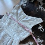 RED VALENTINO Crocheted Lace Mini Dress In White Size 40 Photo 8