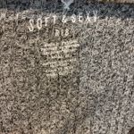 American Eagle  Outfitters Gray Ribbed V-Neck Sweater Photo 2