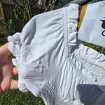 Boutique  Who I Am White Feminine Bodysuit - Sz 8 Photo 3