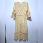 Tea N Rose  Cream Floral Lace Dress Photo 6