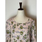 Matilda Jane  Pink Floral Ruffle Like‎ A Lady Bell Sleeve Top Tunic Size S Photo 5