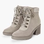 JustFab Felixa Women’s Lace up Bootie in gray size 9.5 Photo 6