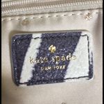 Kate Spade Dark Gray & White Zebra Purse Photo 4