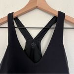 Alo Yoga Airbrush Real Bra Cropped Tank Top in Black Photo 4