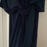 MISA Los Angeles  Domino Tie Front Mini‎ Dress Midnight Blue Navy Photo 4