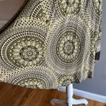 India Boutique Green Patterned Sun Dress Sleeveless Casual Lightweight Dress Size XS Photo 2