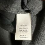 EXPRESS  Womens S Silver Black Tank Top Blouse Tiger Striped Metallic Sleeveless Photo 6