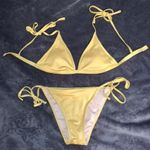 PacSun LA Hearts yellow Bikini Set Photo 0