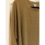 Yelete Dolman Sleeve Tunic Top Oversized‎ Casual Comfy Olive Green M Photo 1