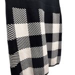 Ralph Lauren Lauren  Womens Check Knit Mini Sweater Dress Black Ivory XS Preppy Photo 7