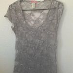 Down east sheer stretch lace top medium Photo 0