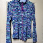 Title Nine Womens Medium Purple Green Jacket Photo 4