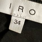 IRO  Black Garment with White Label Photo 7