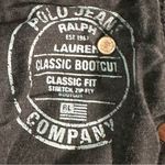 Ralph Lauren Polo Black Denim Jeans Stretch Boot Cut Sz 12 Photo 3