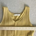 Royal Party Women’s Yellow Knit BodyCon Knee Length Tank Dress EUC free Size Size undefined Photo 5