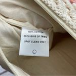 Shiraleah Giselle Zip Pouch Crochet Bobble with Tassel Ombré Pink and Cream NEW Photo 6