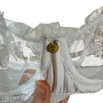 Gooseberry Intimates Venice Demi Balconette Bra White Lace Swiss Dot Small Photo 7