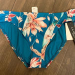 La Blanca  blue coconut girl tropical flower size 14 swim bottoms Photo 0