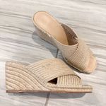 Vince Gaelan Jute Wedge Espadrille Heeled Sandals in Tan Beige Vacation Size 8 Photo 8