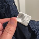 Romeo + Juliet Couture Navy Blue Floral Overlay Dress Size Large (Fits More Like a Medium) Photo 5