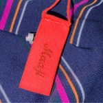 Maaji Blue Ink Blue Sublime Stripe Reversible High Cut Bikini Bottoms size Small Photo 8