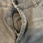 Chicos platinum denim size 1.5/M/10 grey feathered straight leg jeans EUC Gray Photo 5