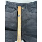 Lee Magram Suede Leather Pants Womens 10 Black (27x30) VTG Western Boho Photo 3