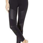Alo Yoga  Women High-Waist Moto‎ Legging Black Size Small Activewear Athleisure Photo 0