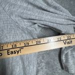 IC by Connie K Fringe Tunic Top Women Large Gray Black Casual Comfy Lagenlook Photo 9