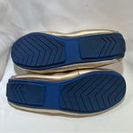 Me Too  Gold Leather Ballet Flats Blue Sole Size 6 Cushioned Insole Photo 6