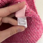 Roam Pink Cannes Mock Neck Chunky Sweater Large Comfy Barbie Barbiecore Spring Photo 6